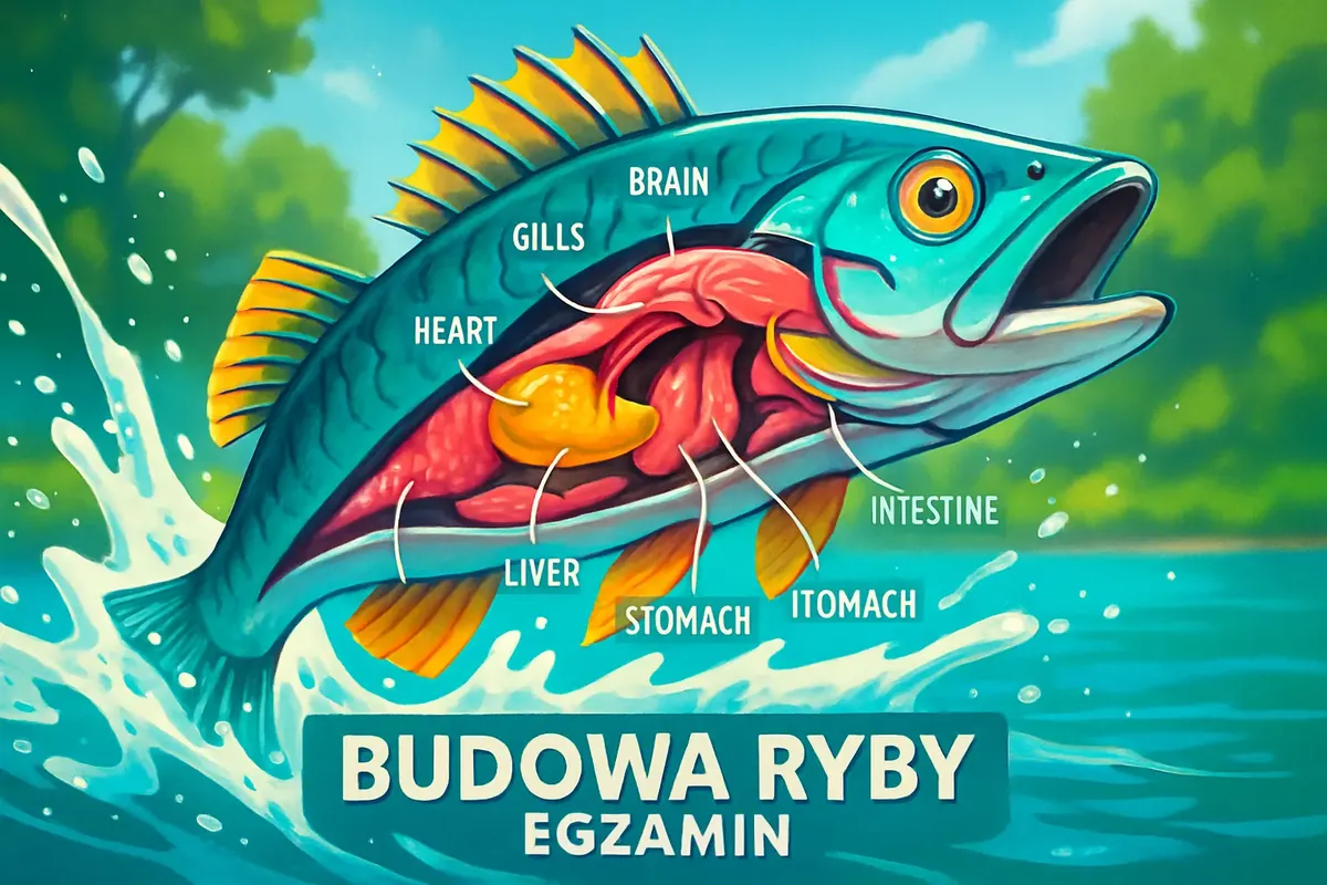 budowa ryby egzamin