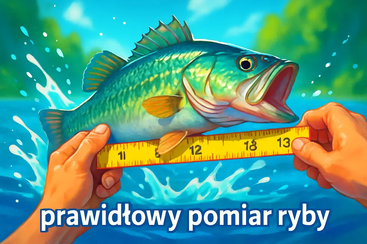 prawidłowy pomiar ryby