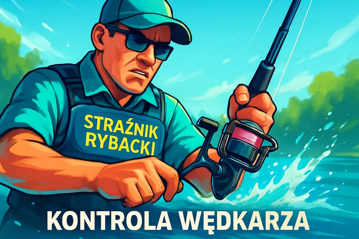 kontrola wędkarza
