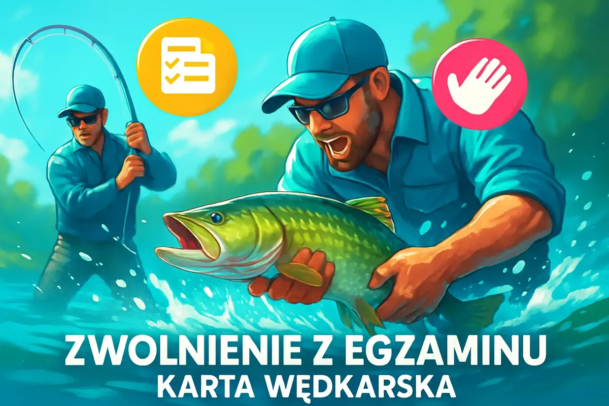 zwolnienie z egzaminu karta wędkarska