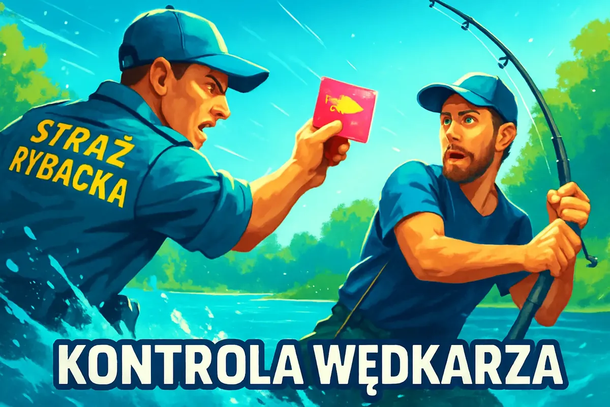 kontrola wędkarza