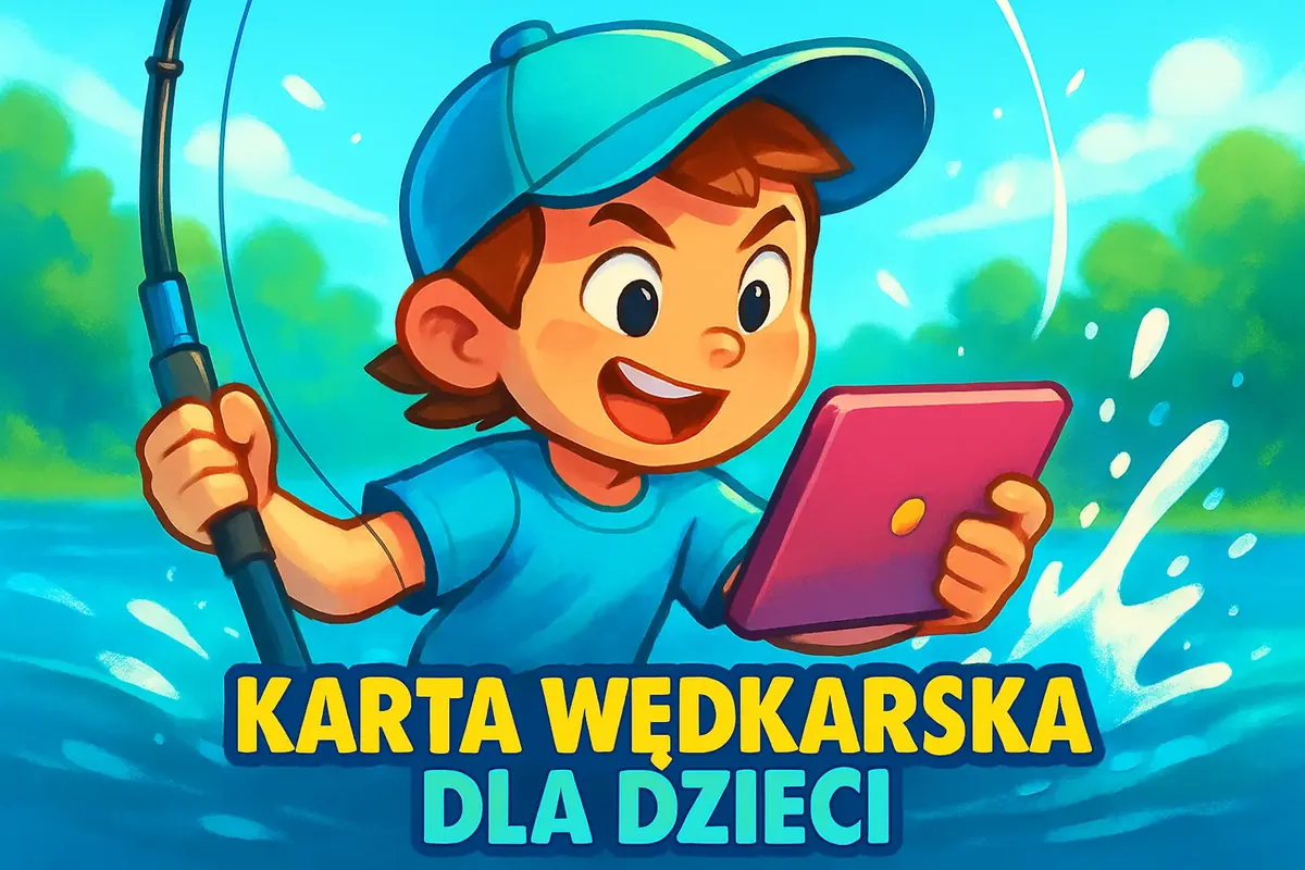 karta wędkarska dla dzieci